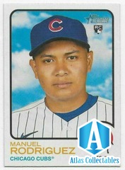 2022 Topps Heritage #291 Manuel Rodriguez RC - Chicago Cubs